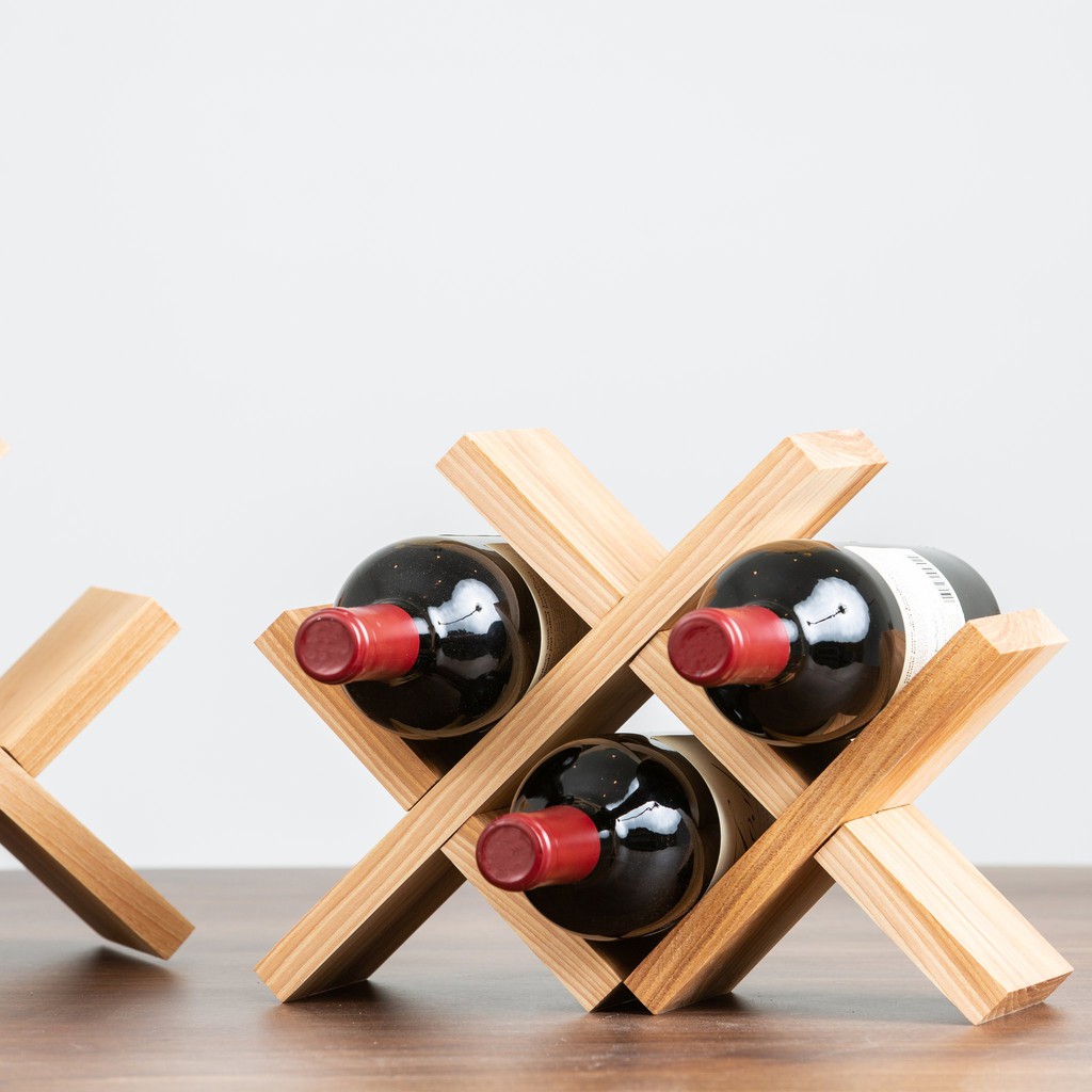 Kệ gỗ để rượu vang FEGO sang trọng dành cho phòng khách và phòng ăn