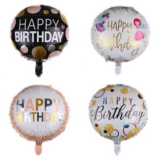 Bong Bóng Chữ Happy Birthday 18 Inch Trang Trí Tiệc Sinh Nhật Dành Cho Bé