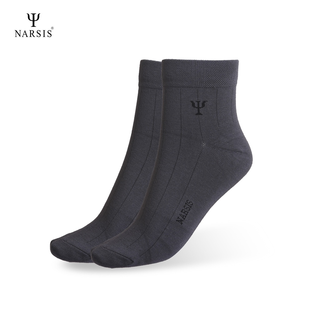 Tất nam Narsis TNA005 cổ ngắn Cotton hàng thiết kế công nghệ khử kháng khuẩn khử mùi