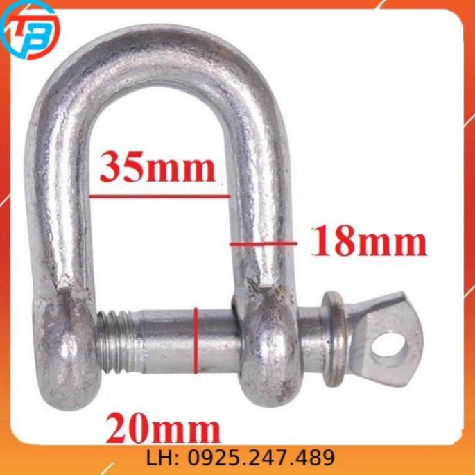 Ma ní chữ U [ Phi 20mm ] CÁP THÉP Thái Bình VinàN