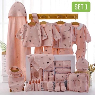 Set đồ sơ sinh 22 chi tiết cho bé