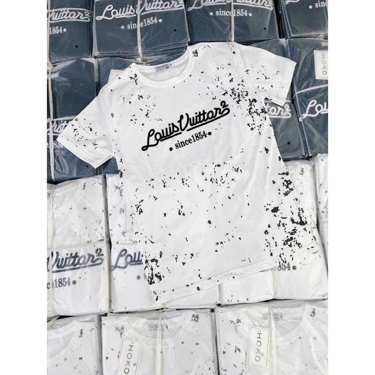 (FREE SHIP) FREE SHIP ÁO THUN CỔ TRÒN LỆ VI HAI MÀU TRẮNG ĐEN CÁ TÍNH SINCE 1854 VALENTINNA