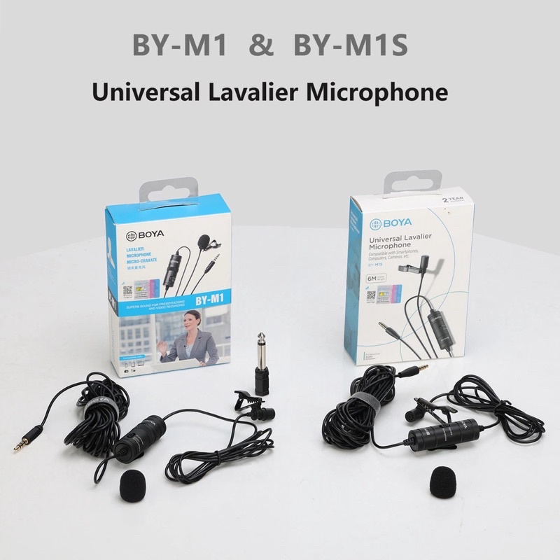 Micro thu âm cài áo Boya BY-M1S (Bản cải tiến của BY-M1)
