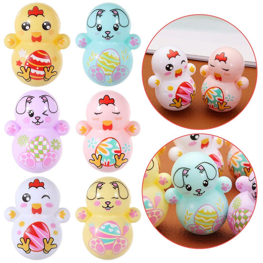 NIUYOU Set 6 Món Đồ Chơi Xoay Phục Sinh Giảm Căng Thẳng