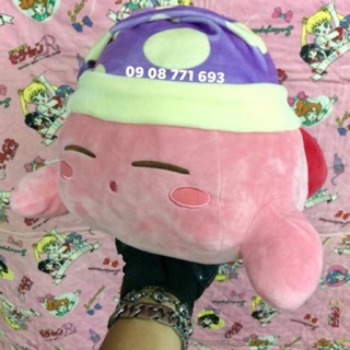 Thú bông Kirby nằm ngủ 33 x 21cm