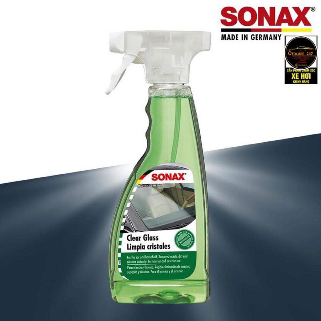 Dung Dịch Làm Sạch Và Trong Kính 338241- SONAX Clear Glass 500ml   - Otocare247