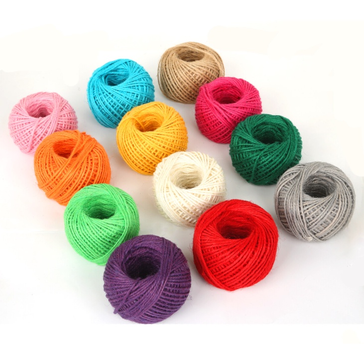 Cuộn 50m dây thừng nhiều làm đồ thủ công tiện dụng