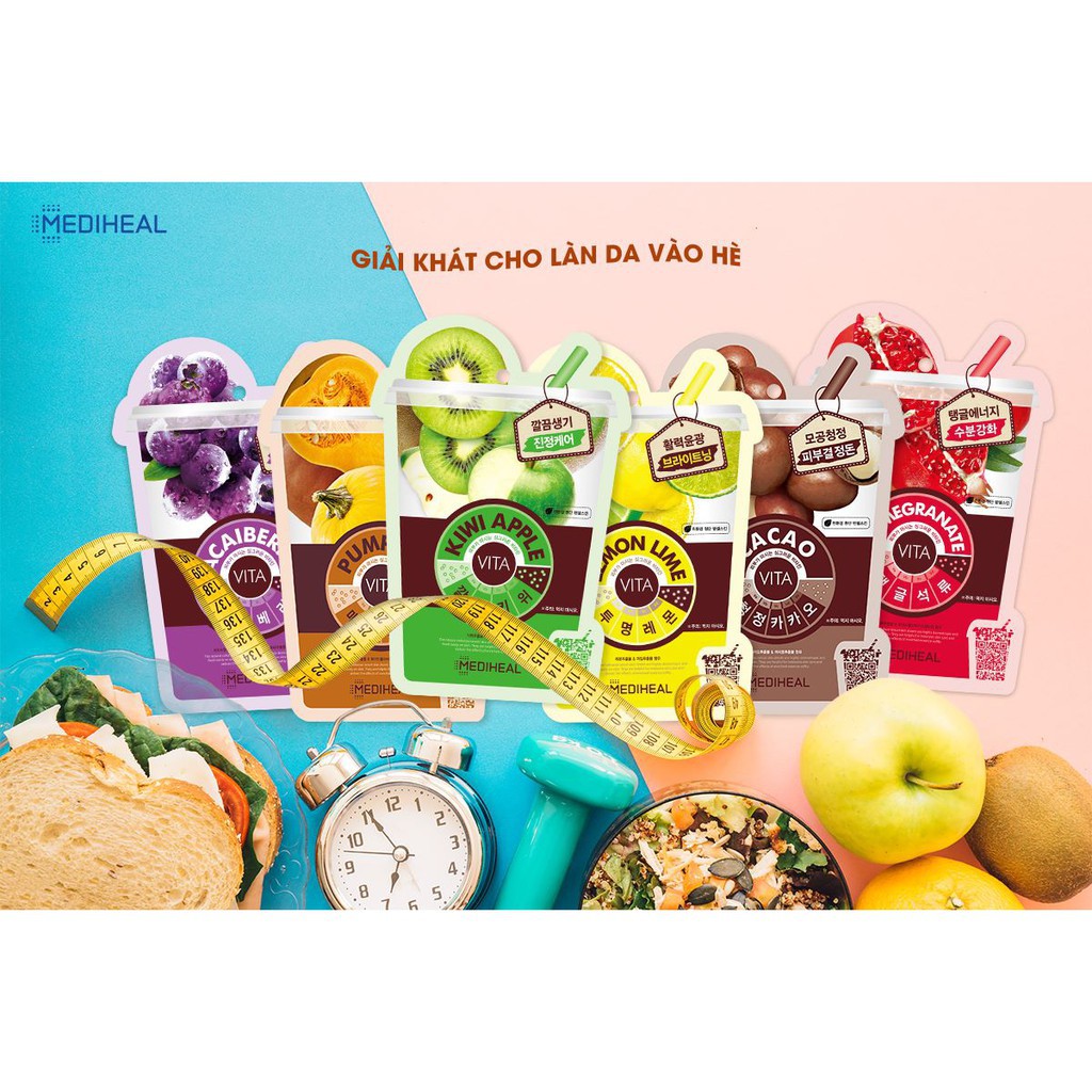 Mặt Nạ Trái Cây Mediheal Ade Mask - Mặt Nạ Giấy Mediheal Alpha 23ml