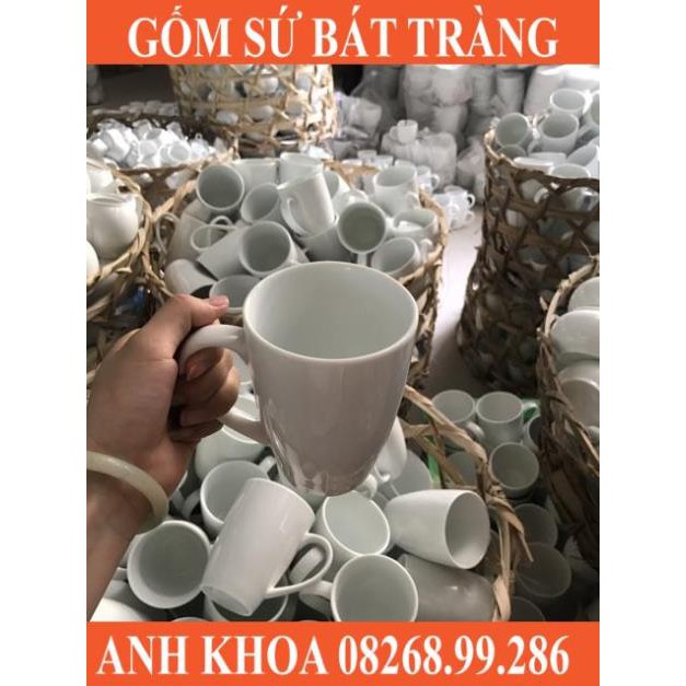 Cốc dáng cup uống nước - Gốm sứ Bát Tràng Anh Khoa