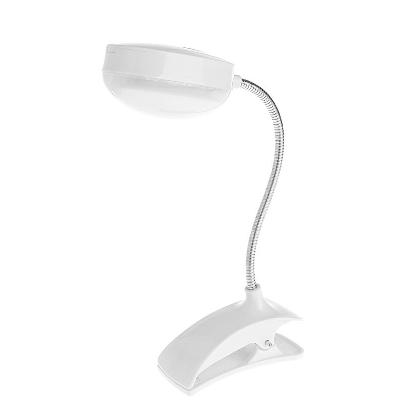 Đèn LED đọc sách dạng kẹp linh hoạt cho bàn làm việc