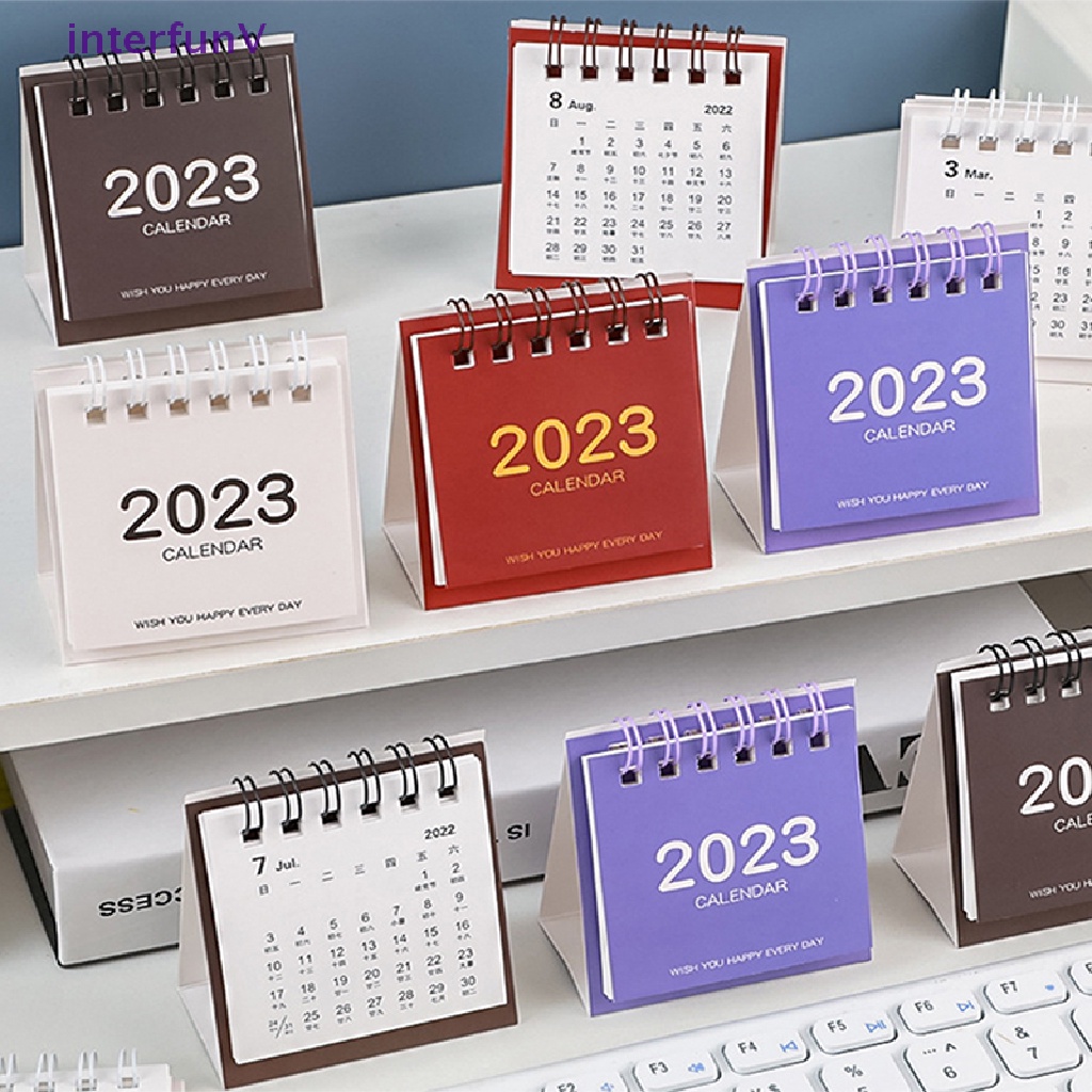 Lịch Để Bàn 2023 Mini Họa Tiết Hoạt Hình Dễ Thương