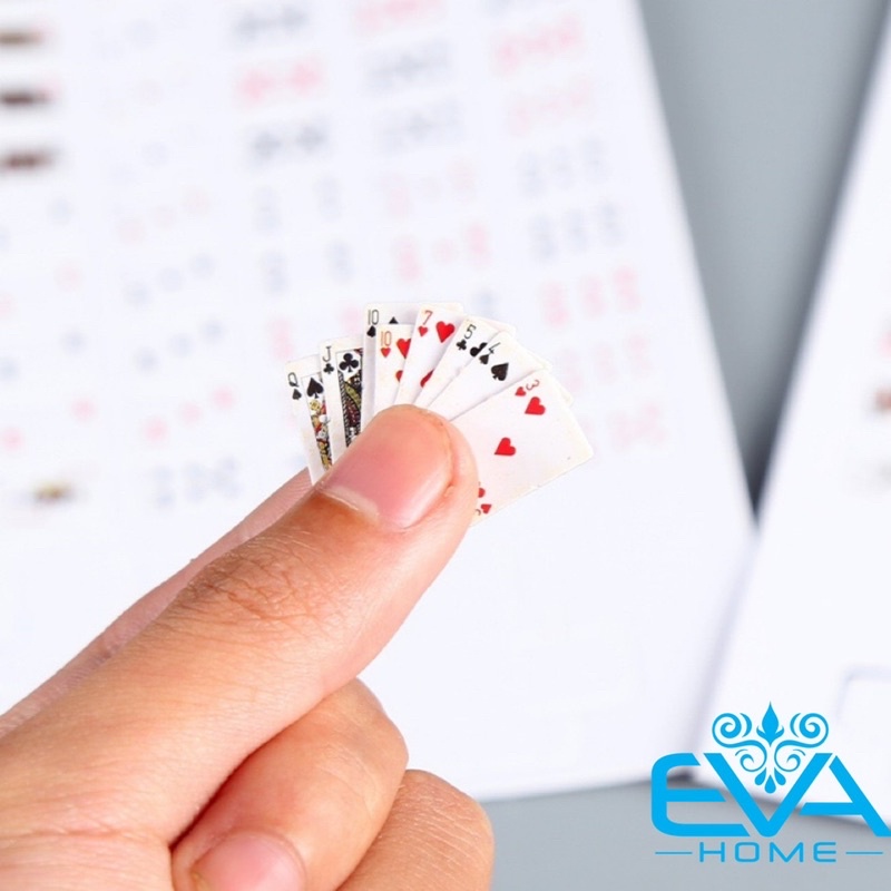 Bộ Bài Tây Poker Super Mini Tí Hon 52 Lá Độc Đáo SP4837