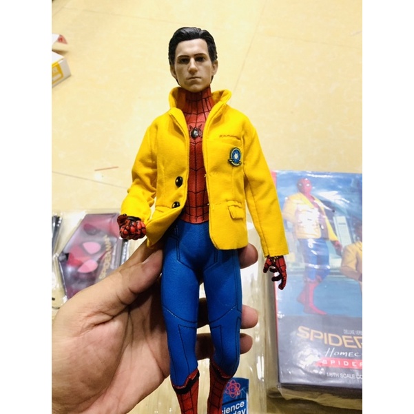 Mô hình tượng Spider man người nhện Crazy toys chính hãng cao 30cm