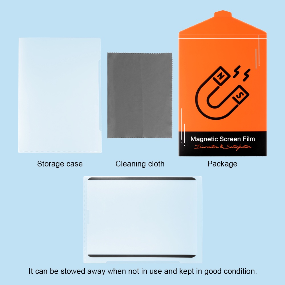 Miếng phim dán GOOJODOQ bảo vệ màn hình iPad 12 9 2021 Pro 11 Air 4 10.9 10.2 7th 8th Air 3 10.5 có từ tính