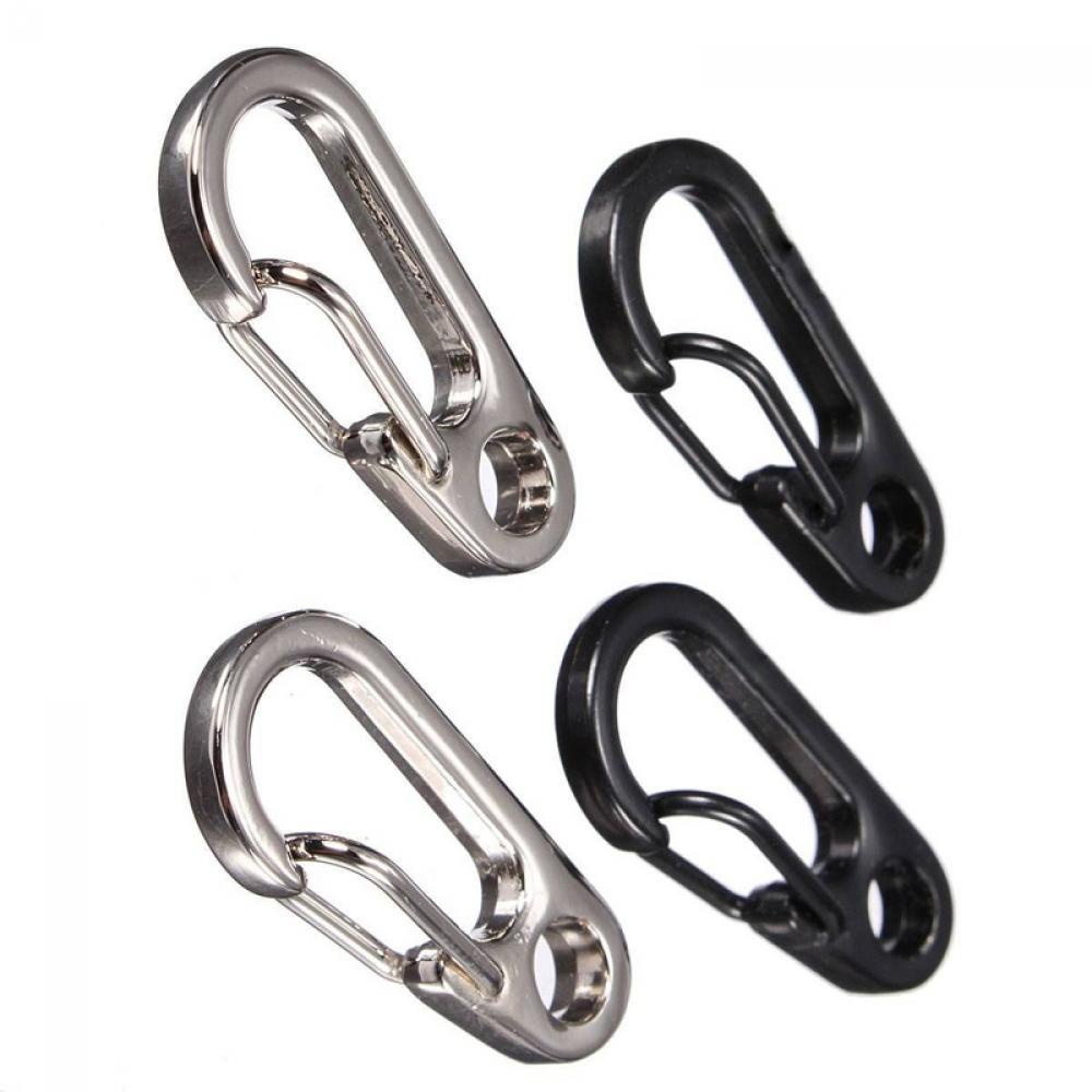 Móc Khóa Carabiner Edc Bằng Thép Không Gỉ Nhiều Màu Mới