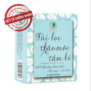Túi lọc thảo mộc tắm bé (Hộp 10 túi/10 lần tắm)
