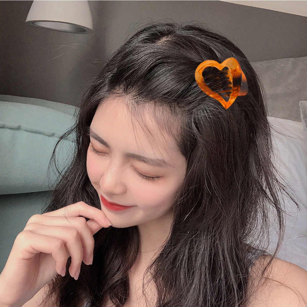 (Hàng Mới Về) Kẹp Tóc Càng Cua Bằng Nhựa Phong Cách Hàn Quốc Cho Nữ