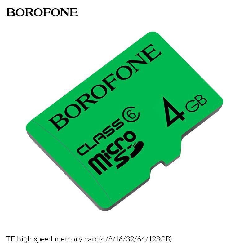 Thẻ Nhớ Micro SDXC Card Borofone Class 10 Chính Hãng - Đầy Đủ Dung lượng (4G/8G/16G/32G/64G)