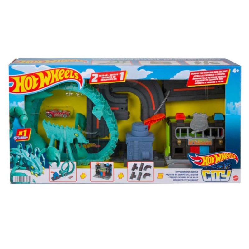 Bộ Hot wheels city breakout bundle
