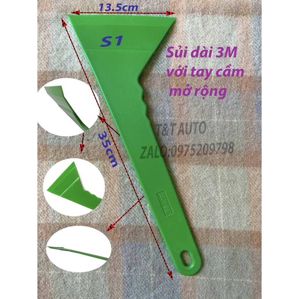 Dụng cụ sủi nhựa, vét nhựa cao cấp hỗ trợ dán film, decal.