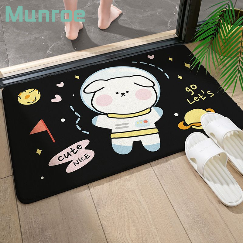 Thảm lót cửa chùi chân Chống Trượt Thấm Hút Tốt Cho Phòng Tắm