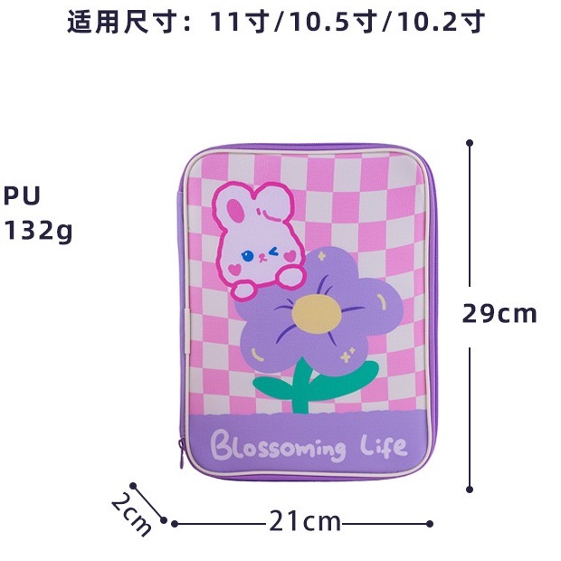 Túi đựng Laptop kích thước 11 10.5 10.2 inch phong cách Hàn Quốc dễ thương xinh xắn