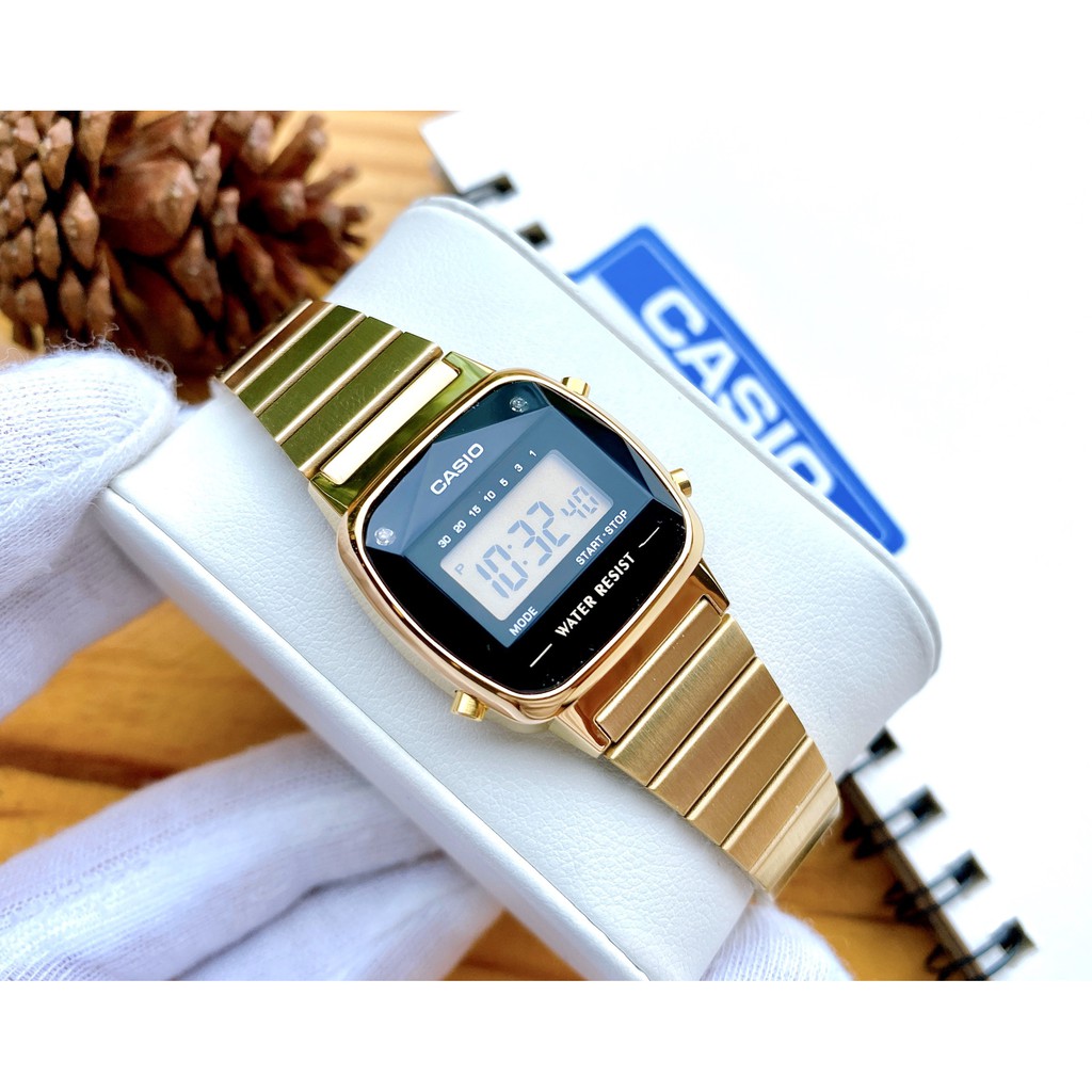 Đồng Hồ nữ Casio LA670WGAD -1DF Vintage - Pin 10 Năm - Chống Nước 100m