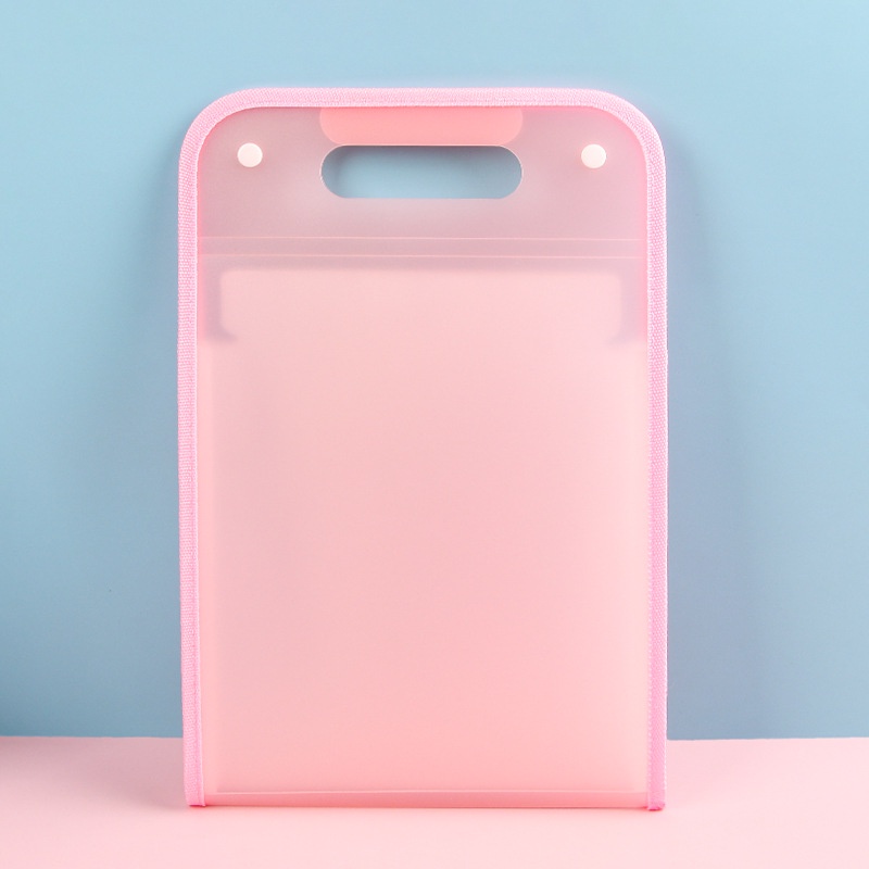 Túi Đựng Tài Liệu Khổ A4 / 13 Ngăn Bằng Nhựa PP Trong Suốt Tiện Dụng Cho Học Sinh