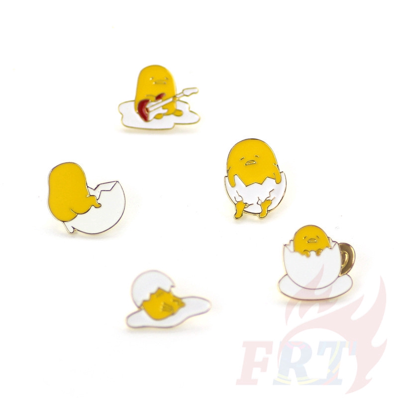 Pin cài áo hình Gudetama xinh xắn dễ thương dành cho trang trí