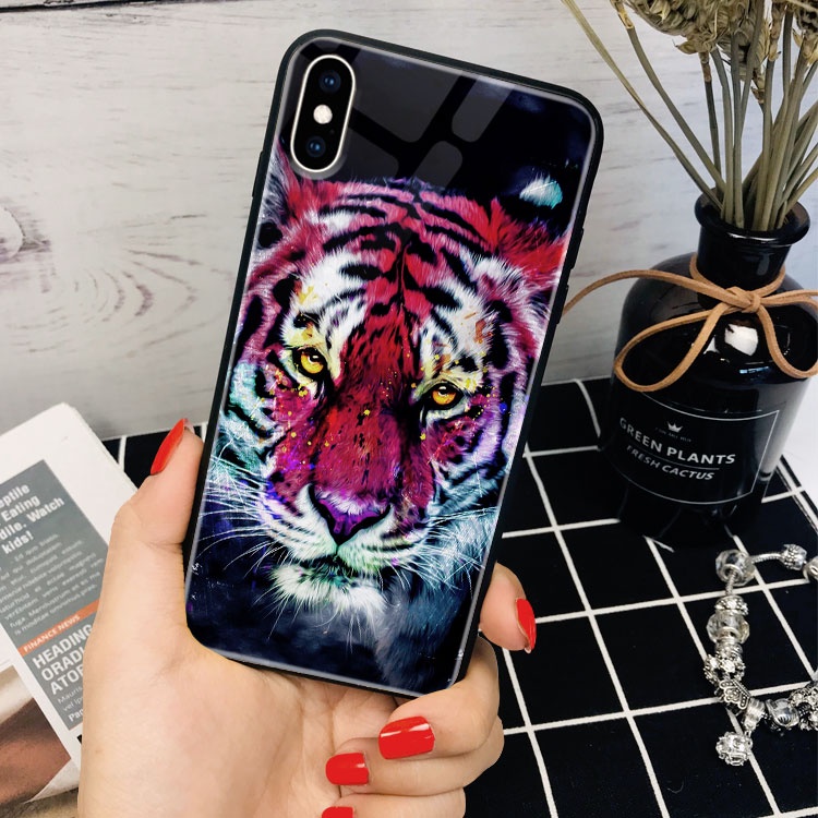 Ốp Lưng Iphone x r Hình Hổ Báo Sư Tử_135 6/6plus/7/7plus/8/8plus/x/xr/xs/11/12/pro/max/plus/promax
