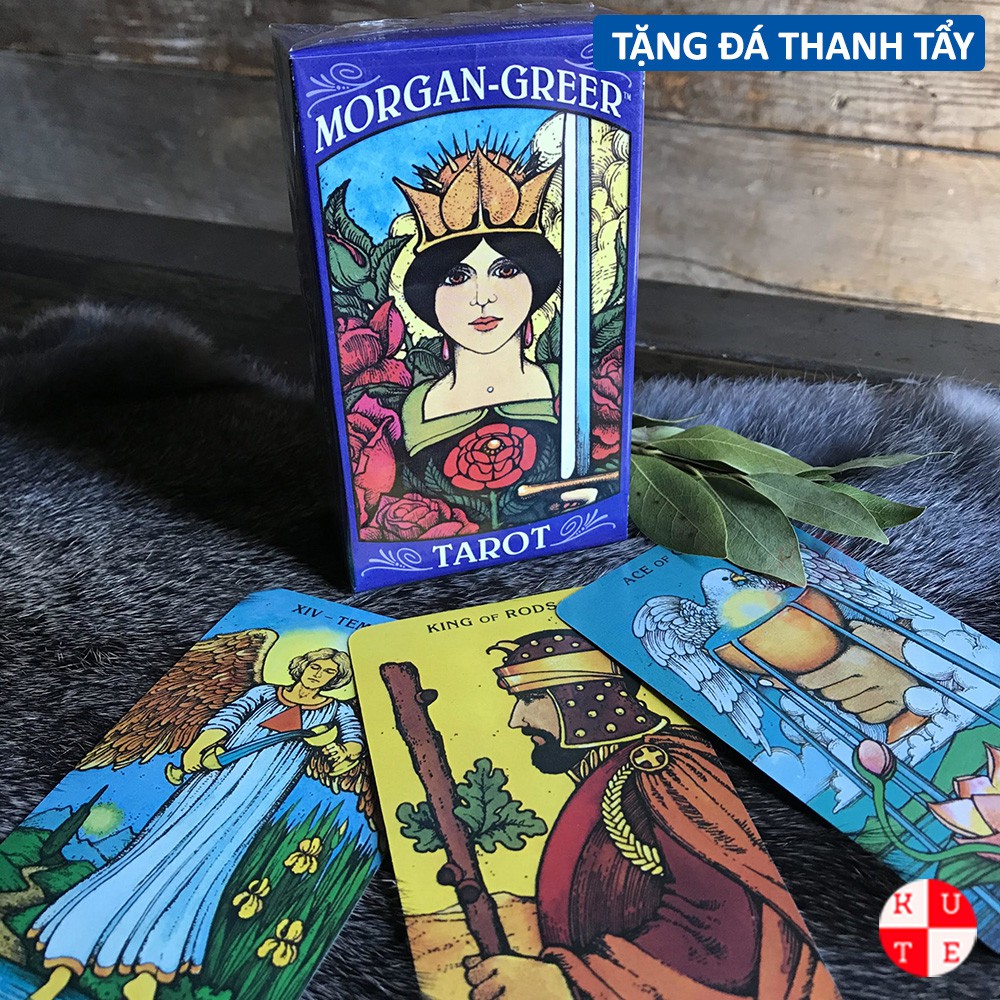 Bài Tarot Morgan Greer 78 Lá Bài Tặng Đá Thanh Tẩy C87