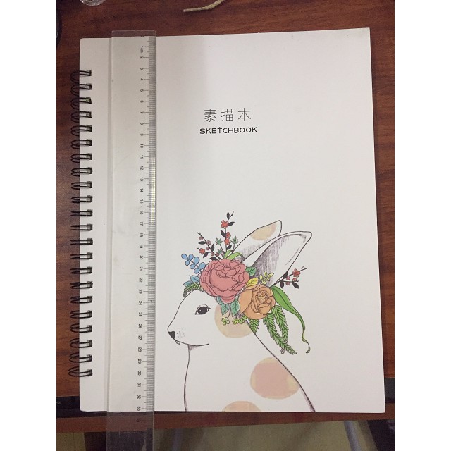 sketchbook A3 lò xo dọc (Sổ vẽ)