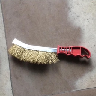 Chổi đánh rỉ  Bàn chải đánh rỉ tay đỏ xả kho giá sập sàn