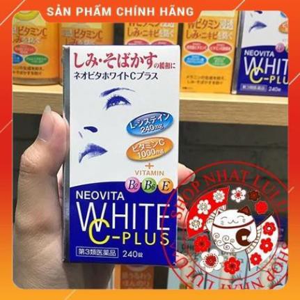 Viên uống trắng da, mờ thâm nám NeoVita White Plus 240 viên Nhật Bản (Japan Domestic)