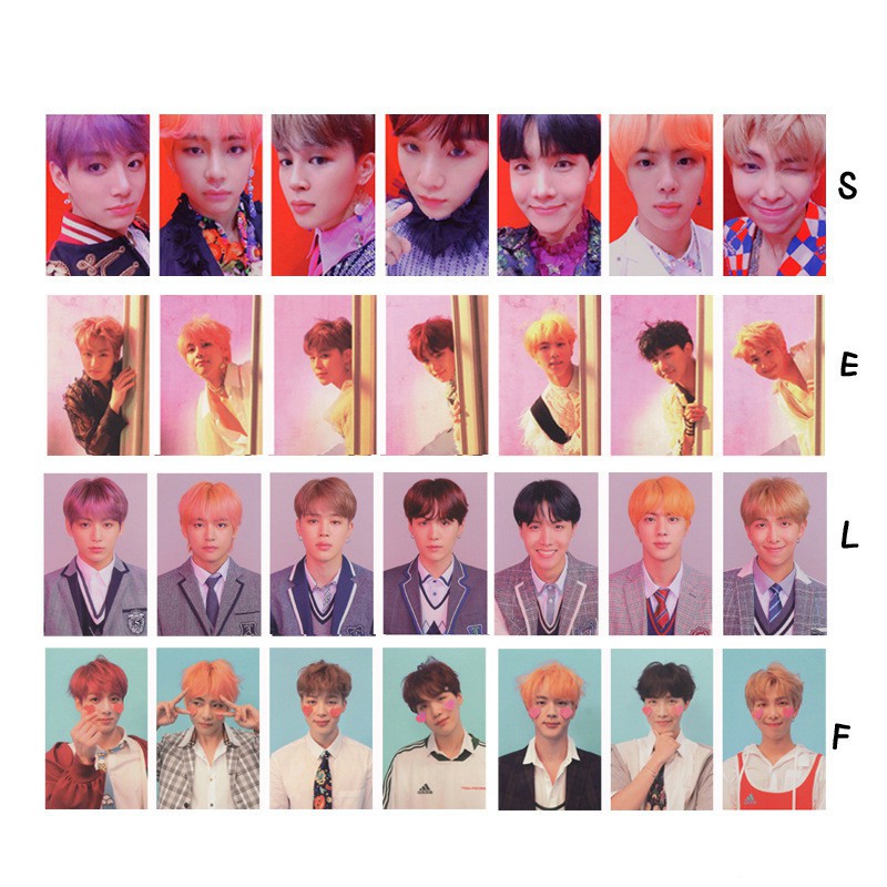 Bộ 30 ảnh thẻ lomo thành viên BTS nhóm nhạc BTS