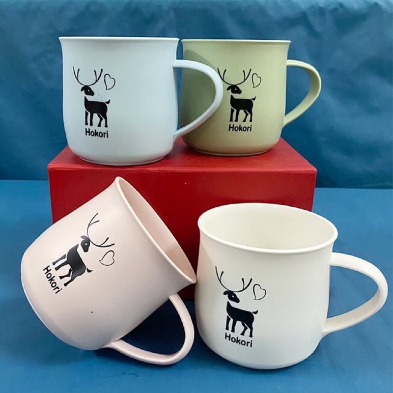 Cốc nhựa uống nước 350ml chịu nhiệt tốt màu xanh hồng trắng