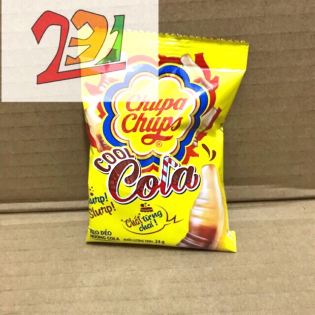 [24 g] Túi Kẹo Dẻo Cola Chupachups Slurp Slurp