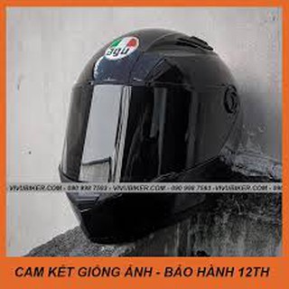 Mũ fullface Agu lên tem Honda