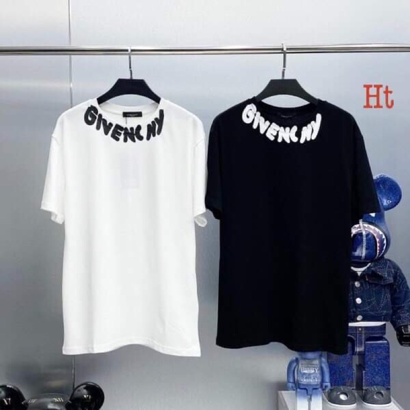 Áo phông chữ GIVE vòng cổ H2A698