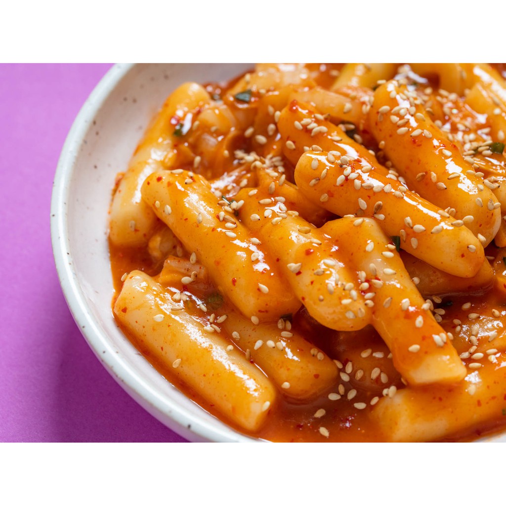 Bánh gạo hàn quốc tokbokki sannadle vỏ đỏ gói 500gr