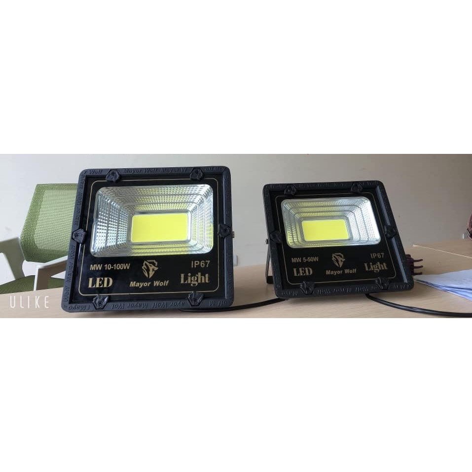 😍Đèn pha điện lưới 220V chính hãng MAYOR WOLF 50W - 100W-200W và 300W