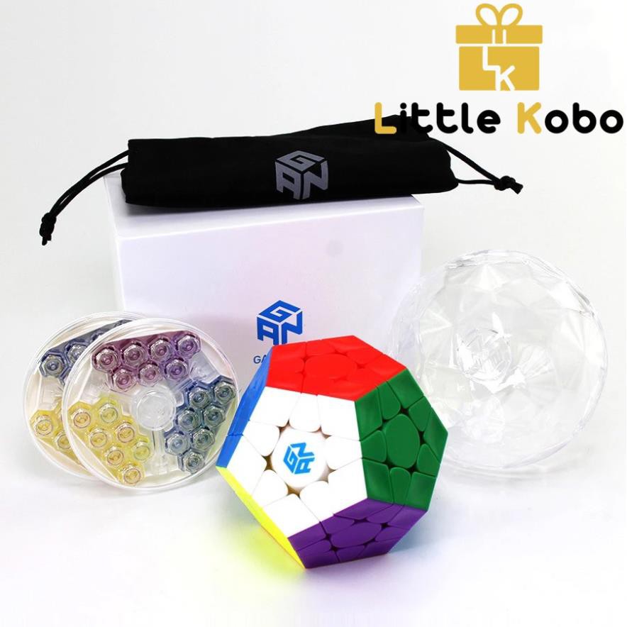 [HOT FREESHIP] Rubik Gan Megaminx M Stickerless Rubik Megaminx Nam Châm Dòng Cao Cấp Flagship Rubik 12 Mặt