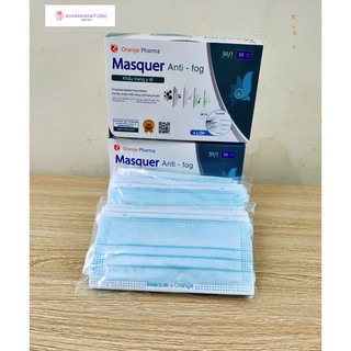 Khẩu trang y tế kháng khuẩn 4 lớp Masquer Anti – fog ( Hộp 50 chiếc)