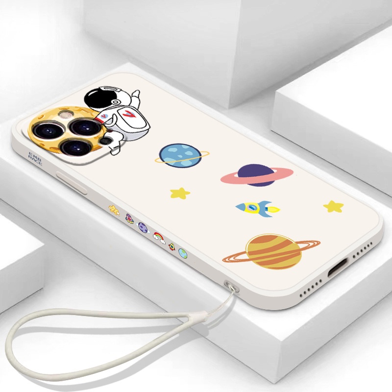 Ốp lưng Iphone vũ trụ PHI HÀNH GIA viền vuông UNIVERSE ip7,8,plus/X,XS/XSMAX/11/11/12/13,pro,max