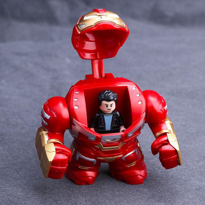 Mô Hình Đồ Chơi Lego Iron Man Hulkbuster Mark 44 + Mark 42