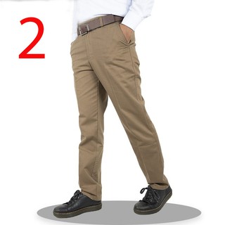 Quần kaki nam trung niên ống suông - vải cực đẹp
