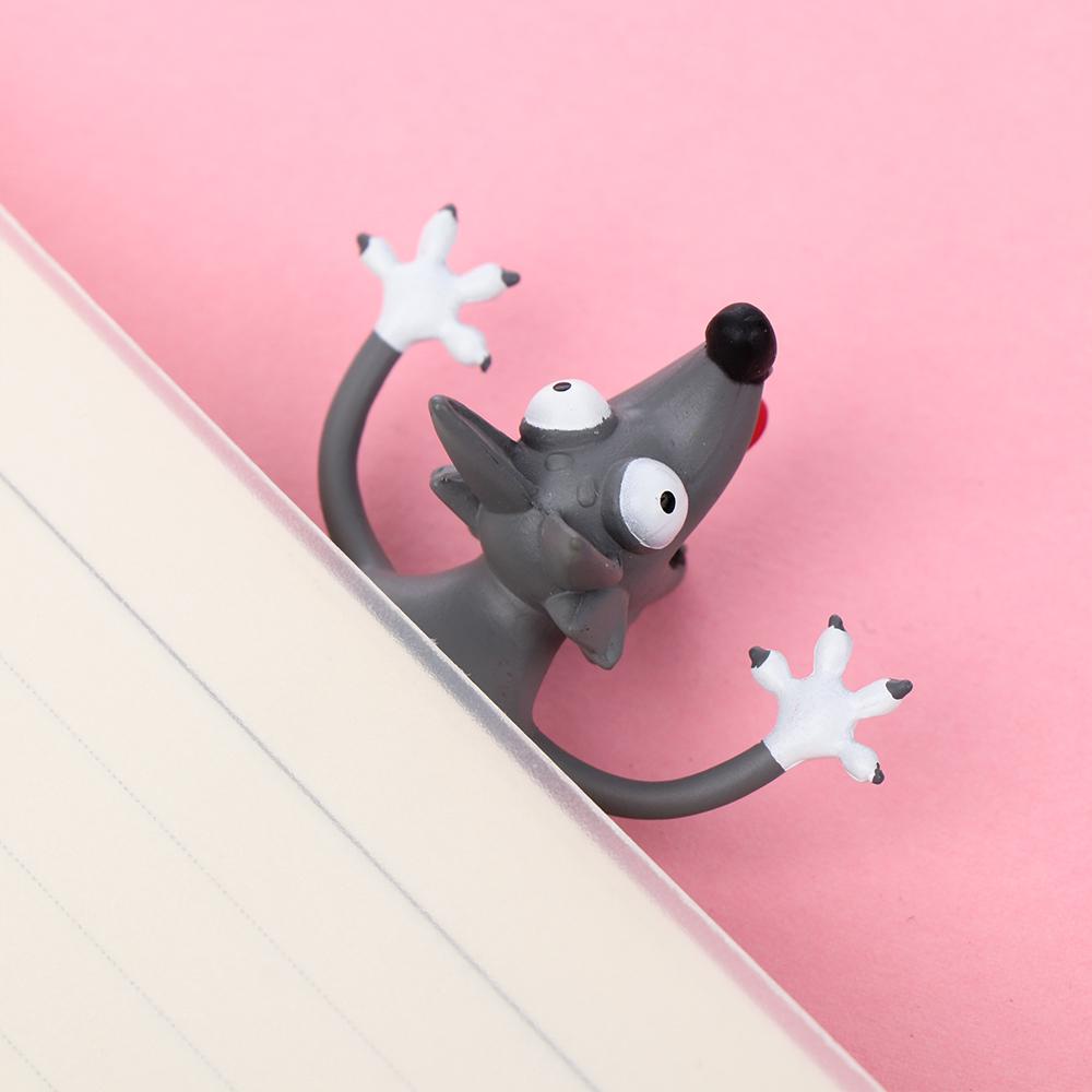 LONTIME Thẻ Đánh Dấu Sách Bằng Nhựa PVC Thiết Kế Sáng Tạo Vui Nhộn Mới