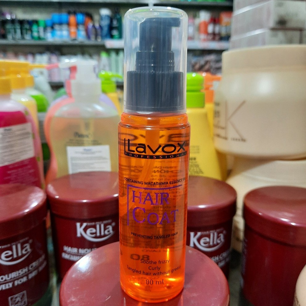 Lavox Hair Coating Containing Macadamia Essence Oil 80ml - Preventing Tangled Hair