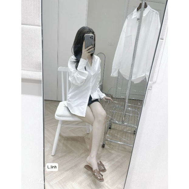 Áo sơ mi Trắng chất Thô đẹp