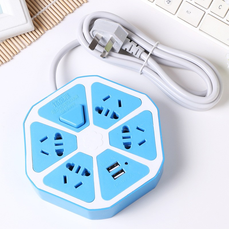 Ổ cắm điện  ✅  Ổ cắm thông minh hình trái cam 3 chân ✅ Tích hợp cắm sạc điện thoại  USB